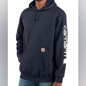 Carhartt Men's Knit Long Sleeve Graphic Hoodie size L